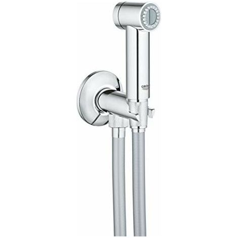 Grohe Sena Trigger Spray 35, set con rubinetto di arresto a 1 getto e doccetta bidet, cromato (26332000) (1/4)