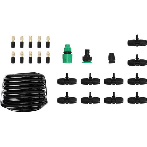 Kit de tuyau d'arrosage de 10 mètres pour jardin, pelouse, plantes et fleurs avec buse (1/5)