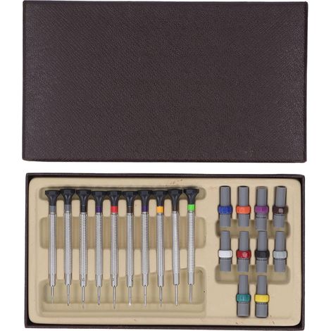 Set di 10 cacciaviti professionali per orologi, kit di cacciaviti di precisione per la riparazione di orologi, telefoni e occhiali. (1/5)
