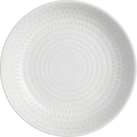 Lot de 6 Assiettes Creuses "Galaxie" 20cm Blanc