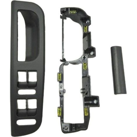 3 Pièces Noires pour Golf 4, Poignée Porte Intérieure, Interrupteur Levage, Capuchons de Base 1J1 8671793B1 (1/5)