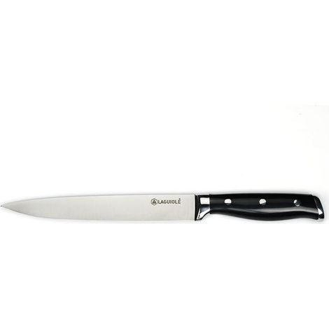 LAGUIOLE CUISSON - Couteau à trancher noir 33cm - "Essentials"