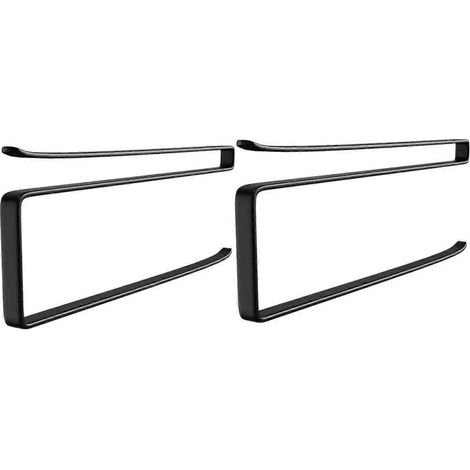 Porte-rouleau de cuisine sans perçage, lot de 2, robuste et moderne, peu encombrant (1/5)