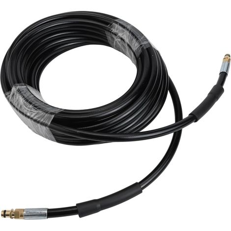 Tuyau de rechange pour nettoyeur haute pression 2,643-585.0 pour Karcher K2-K7 Series, raccord rapide en laiton et caoutchouc, 180 bar 2610 psi, 60 °C maximum, longueur 10 m, compatible avec mode (5 m