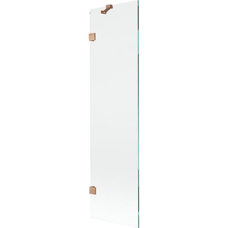 Mexen Lunar mampara de ducha de 1 hoja 50 x 150 cm, transparente, cobre cepillado - 897-050-000-65-00 (1/5)