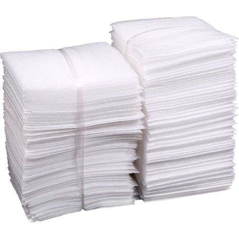 Lot de 100 Pochettes de Protection 25x30cm pour Vaisselle, Verres, Porcelaine, Ustensiles - Emballage Déménagement et Rangement, Coins Rembourrés pour Objets Fragiles (1/4)