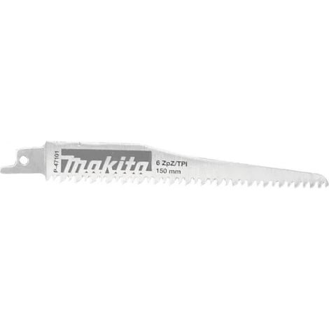 Makita P-47101 Lama per seghetto diritto 150x1,27 mm per legno e PVC 5 Pz.
