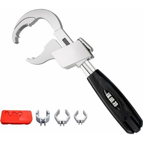 Clé de salle de bain multifonctionnelle, clé à molette, ensemble d'outils multifonctions, robinet, salle de bain rétro (1/4)