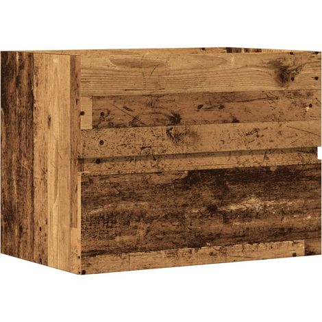 Maison Exclusive - Mobile da Bagno Legno Antico 60x38,5x45 cm in Truciolato (1/5)