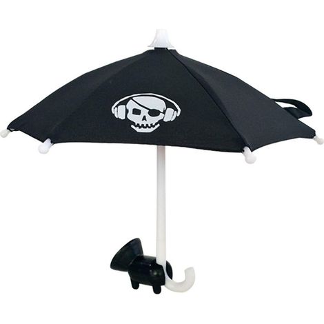Mini-Handy-Regenschirm mit Saugnapfhalterung, tragbarer Handy-Sonnenschutz