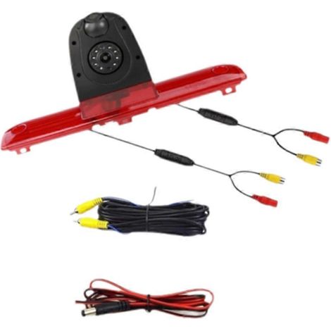 Cámara de marcha atrás de doble lente para coche, tercera luz de freno, cámara de marcha atrás para Fiat Ducato, Citroën Jumper y Peugeot Boxer. (1/5)