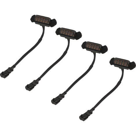 4Pcs Feux de Calandre LED 12V Ambre Haute Luminosité Lampes Diurnes Avant Compatibles Toyota Tacoma TRD PRO (1/5)
