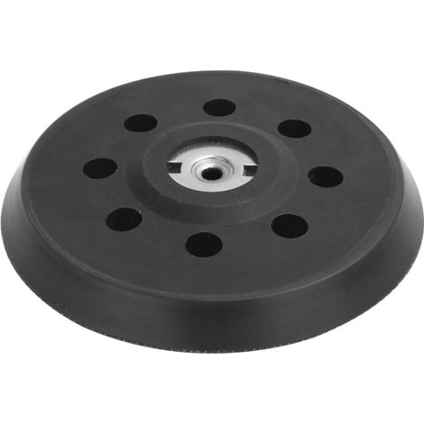 Trade-Shop Klett Schleifteller / Stützteller / Haftteller 125mm kompatibel mit Metabo Exzenterschleifer, Ersatz für Metabo 631220000 - 1 Stück (1/4)