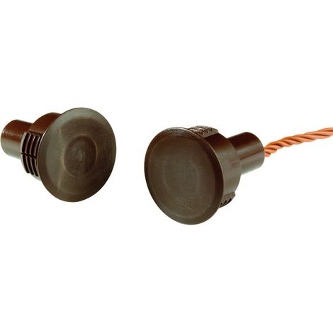 Contatto Magnetico Da Incasso Per Porte Blindate Marrone (Urmet Cod. 1033/714)