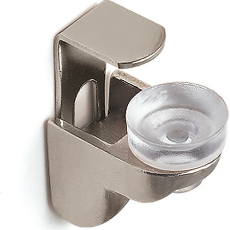 Pack 4 Soportes de Zamak  Fabricado en Zamak  Acabado en Niquelado Zincado 4 Unidades -