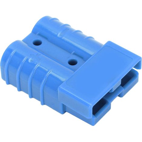 Connecteur d'alimentation 50 A 600 V SB50A, connecteur à sertir avec 2 bornes pour batterie (bleu) (1/5)