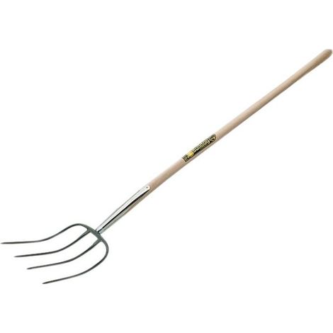 Bulldog Manure Fork 4-Prong 1.37m