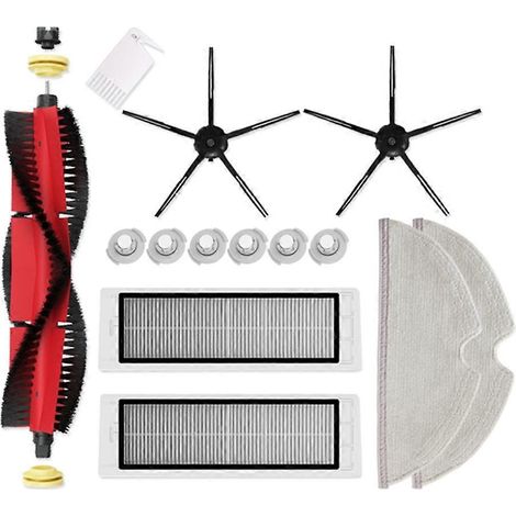 Pièces détachées pour aspirateur Xiaomi Roborock S5 Max, S6 Max, S6 Pure, S6 MaxV, S50, S51, S55, S60, S65, S5 et S6 : filtre HEPA et brosse. (1/5)