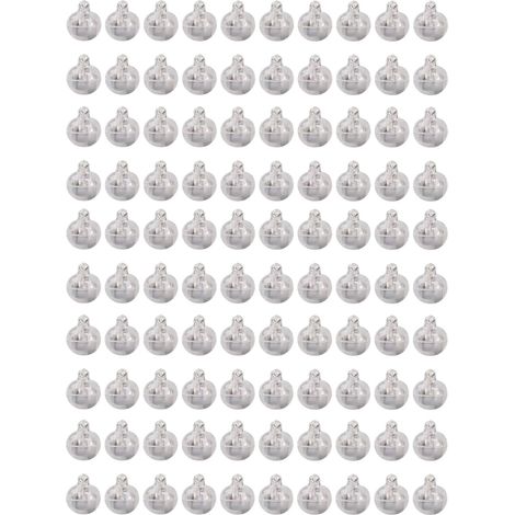 Lot de 100 boules lumineuses LED étanches, colorées et économes en énergie, pour décorer vos fêtes. (1/5)