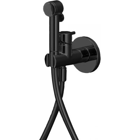 Kit Wc Mitigeur Ec-Ef Encastre Chromé Noir - WJ67072 CRISTINA ONDYNA