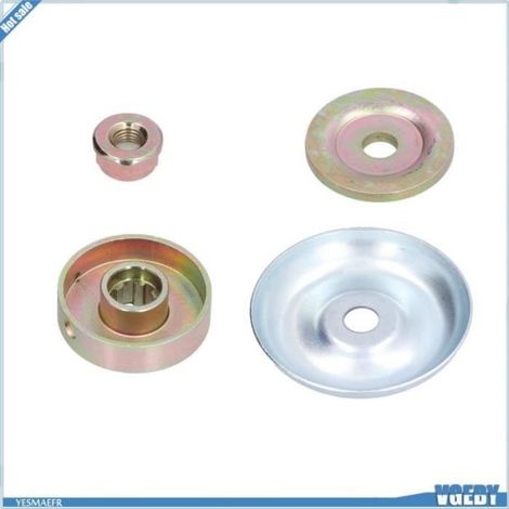 Kit Adaptateur Tête de Débroussailleuse 6 Lames, Accessoire Plateau Rider pour Coupe-Bordures, Ensemble de Rondelles et Écrou (1/4)