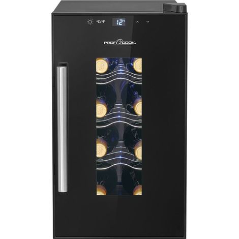 Cave à vin avec porte vitrée et écran tactile 23L Proficook PC-WK1232 (1/5)
