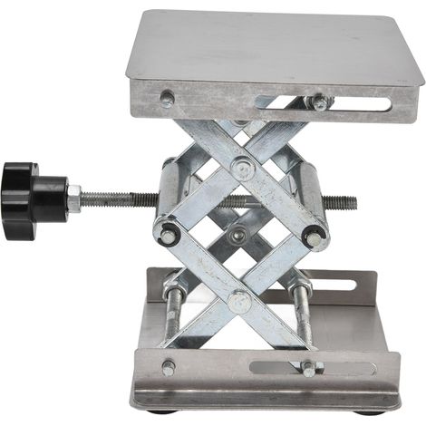 Plateforme élévatrice réglable, support de laboratoire, table élévatrice en acier inoxydable, positionneur de soudage (1/5)