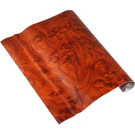 Film Autocollant Carrosserie PVC Marron 1 Rouleau pour Voiture 120x30cm Surface Brillante Haute Extensibilité Facile À Appliquer Universel (1/5)