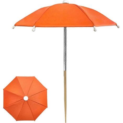 Ce parasol de jardin compact est idéal pour les plantes de balcon. Il offre ombre et protection contre la pluie. possède une structure en acier robuste. mesure 27 x 35 cm et est disponible en 11 coule (1/5)