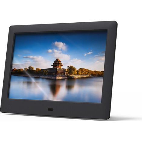 Braun DigiFrame 81 Slim Digitaler Bilderrahmen schwarz 20 cm