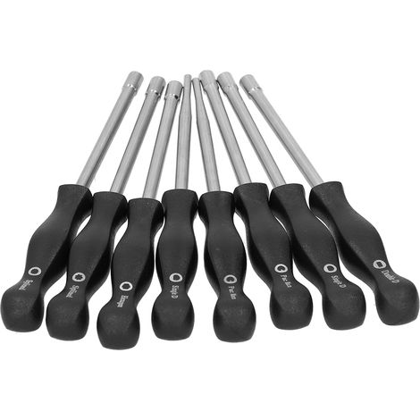 Vergaser-Einstellschraubendreher-Set mit Reinigungsnadeln und Bürsten, universell für Motorräder und Gebläse (1/5)