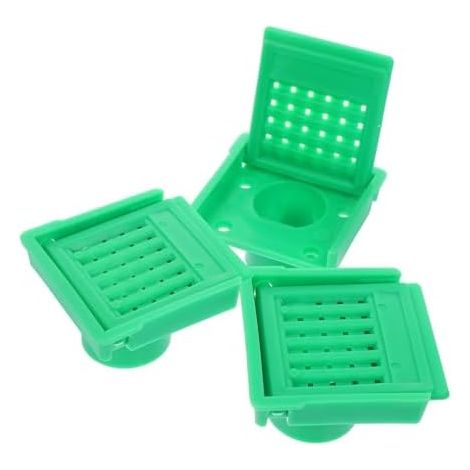 CSPARKV 5.3x1.2x5.5cm 3Pcs Beehive Entrance Beekeeping Equipment Beekeeping Equipment Beekeeper Hive Door Beehive Entrance Disc Beekeeper Equipment Hive Window Replacement (1/5)
