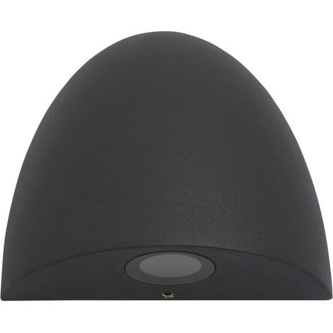Applique murale lampe d'extérieur LED lampe de façade lampe de jardin noir H 10 cm (1/3)