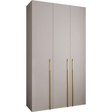 Armario Hartford 571, Cachemira, 246x140x52cm, Puertas de armario: Con bisagras, Número de estantes: 7