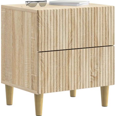 Maison Exclusive - Nachttisch Sonoma-Eiche 43 x 34,5 x 48 cm Holz