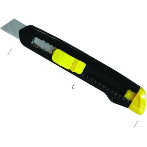 Cutter moyen METRICA 49018 – Sécurité et robustesse pour la découpe