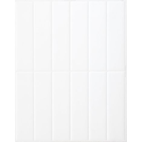 Smart Tiles Morocco Casablanca - carrelage adhésif mural blanche x4 - 29.02 x 22.86 cm