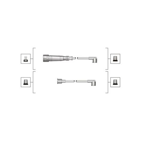 Kit de câbles d'allumage Magneti Marelli 941319170003 SEAT