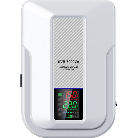 Stabilisateur AVR de Courant Alternatif Monophasé avec servomoteur 5 kVA (1/2)