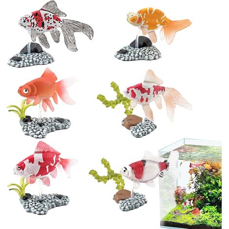 Miniature Faux Poisson Flottant dcoration daquarium avec (1/5)
