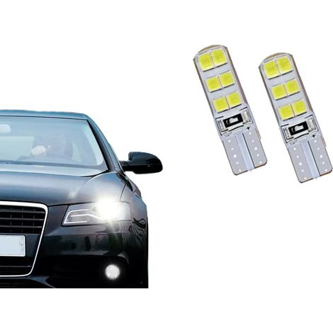 Coppia Lampadine Auto 12 Led SMD 2835 T10 6000K Canbus 1.5W Lampadina 12V 02731 (1/5)