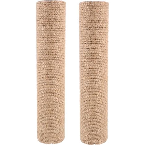2 poteaux griffoir chat rechange, vertical, DIY, aire de jeu félin
