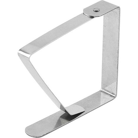 Lot de 6 pinces à nappe - Support de nappe réglable - Pinces à nappe pour la maison - Pinces à nappe pour le jardin - Pinces à nappe en acier inoxydable (1/4)