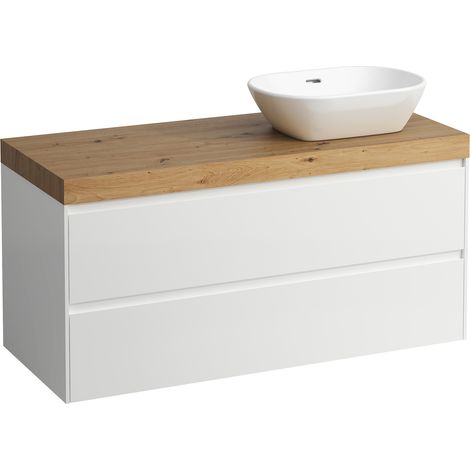LAUFEN LANI encimera de lavabo roble silvestre incl. mueble bajo