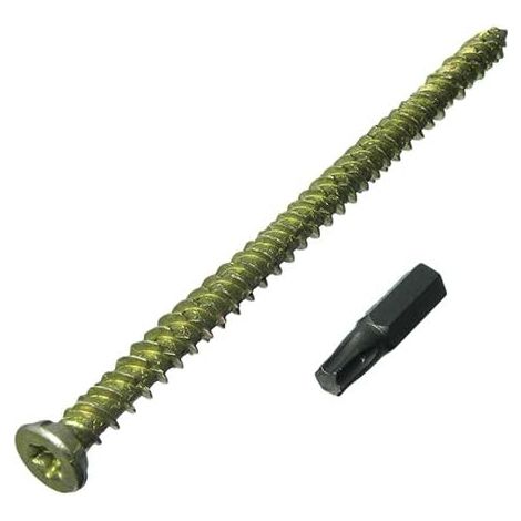 One Stop DIY Lot de 20 vis pour cadre de porte et fenêtre avec embouts Torx 7,5 mm 42 mm