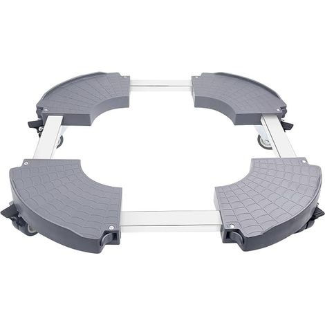 Adjustable Rolling Plant Stand with Wheels 40-63 mm, Grey (1/5)