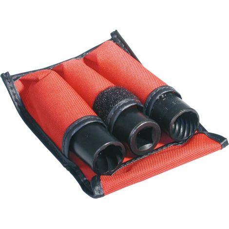 Jeu de douilles à chocs écrous abîmés 1/2'', 17, 19 mm + rallonge (1/5)