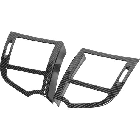 2 caches de sortie d'air latéraux style fibre de carbone compatibles avec Mercedes-Benz Classe S W221 2008-2013 (1/5)