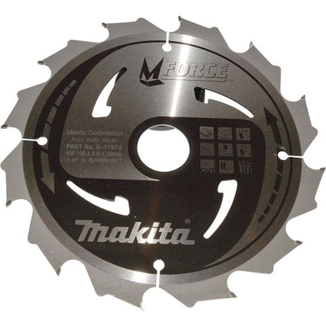 Makita Sägebblatt M-FORCE 190x30x12Z