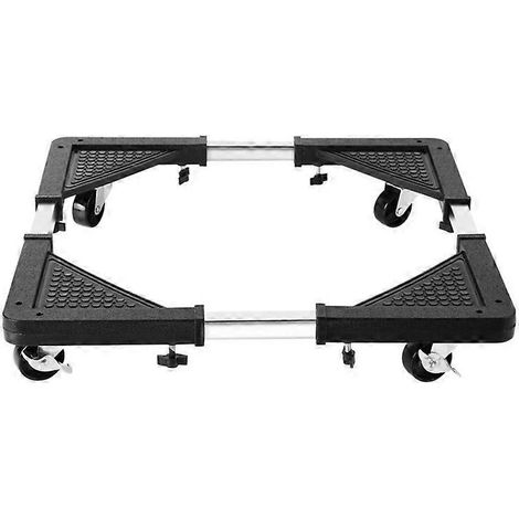 Socle mobile pour lave-linge, sèche-linge, réfrigérateur, chariot télescopique pour meubles.